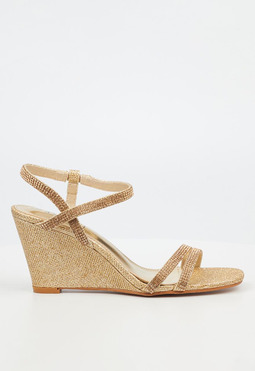 Butterfly Feet - Crysta 1 wedge heel - gold