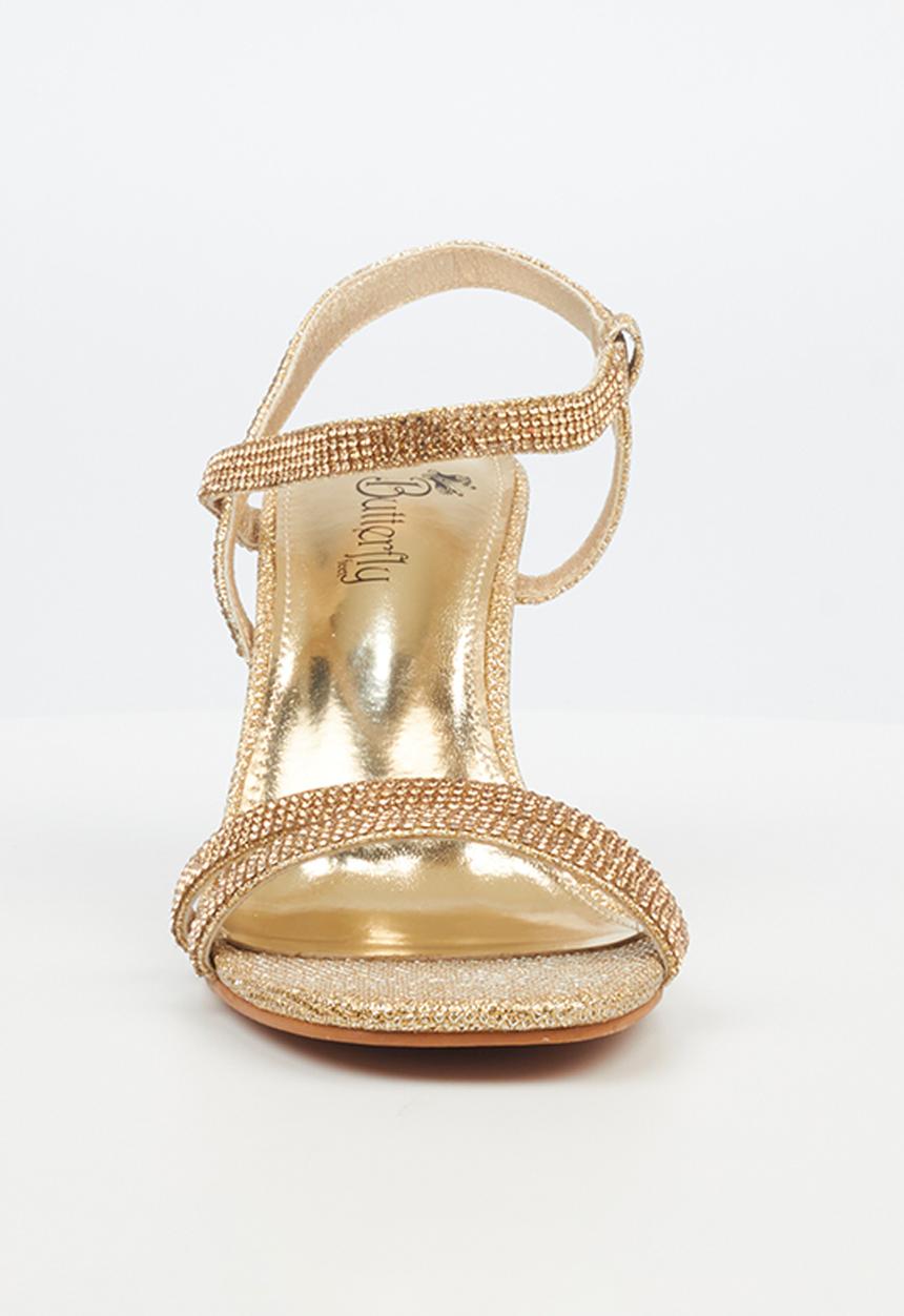 Butterfly Feet - Crysta 1 wedge heel - gold