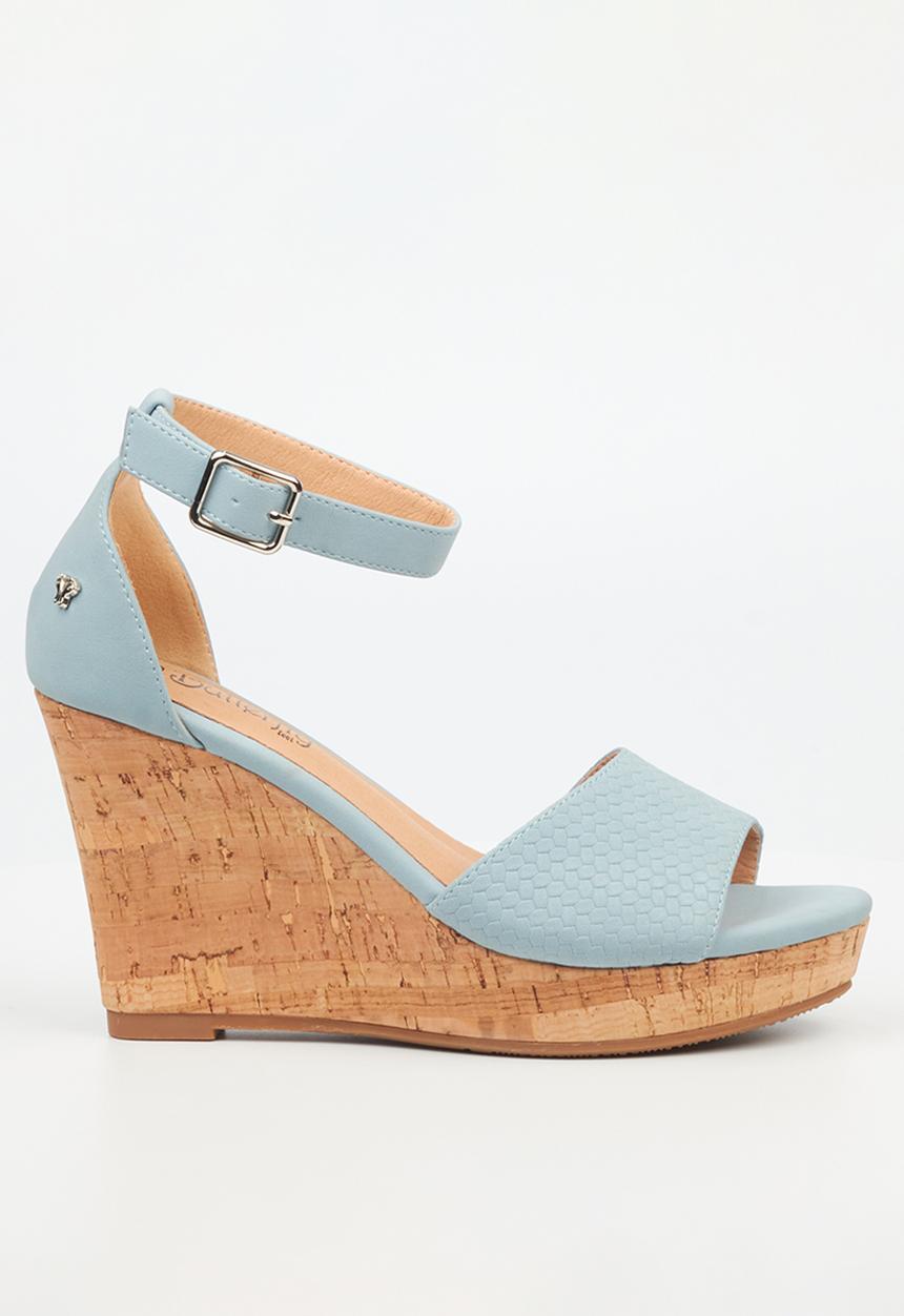 Butterfly Feet - Debra 4 wedge heel - blue