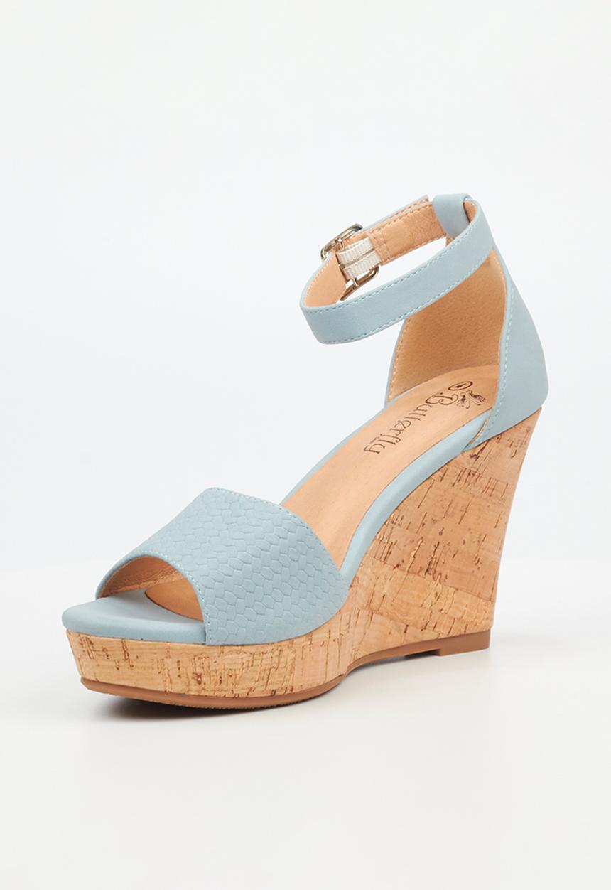 Butterfly Feet - Debra 4 wedge heel - blue
