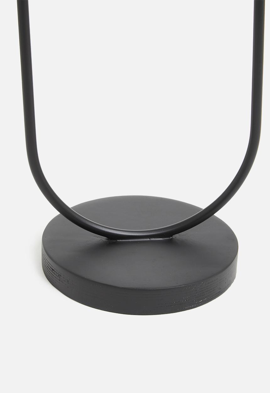 Native Decor - U-planter - black