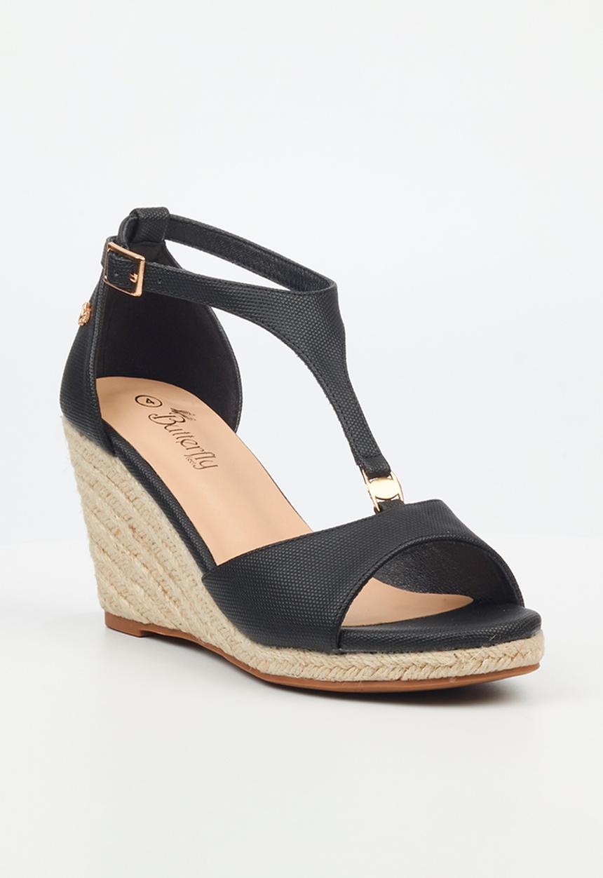 Butterfly Feet - Drayco 11 wedge heel - black
