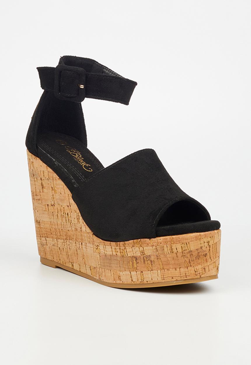 Miss Black - Seville 1 wedge heel - black