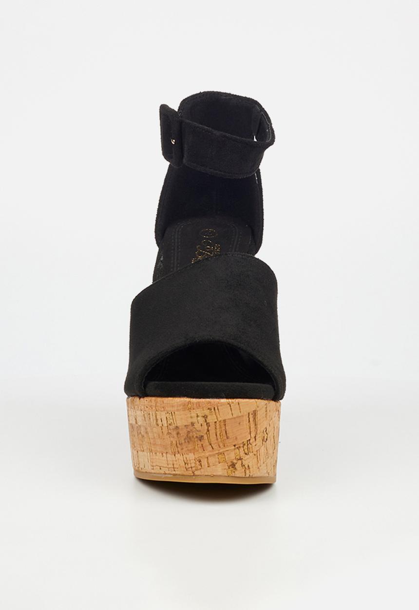 Miss Black - Seville 1 wedge heel - black