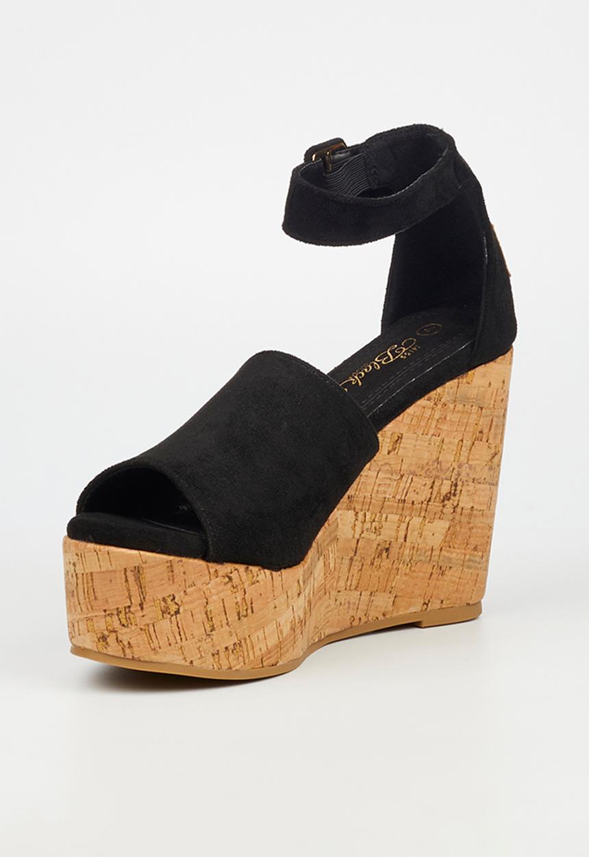 Miss Black - Seville 1 wedge heel - black