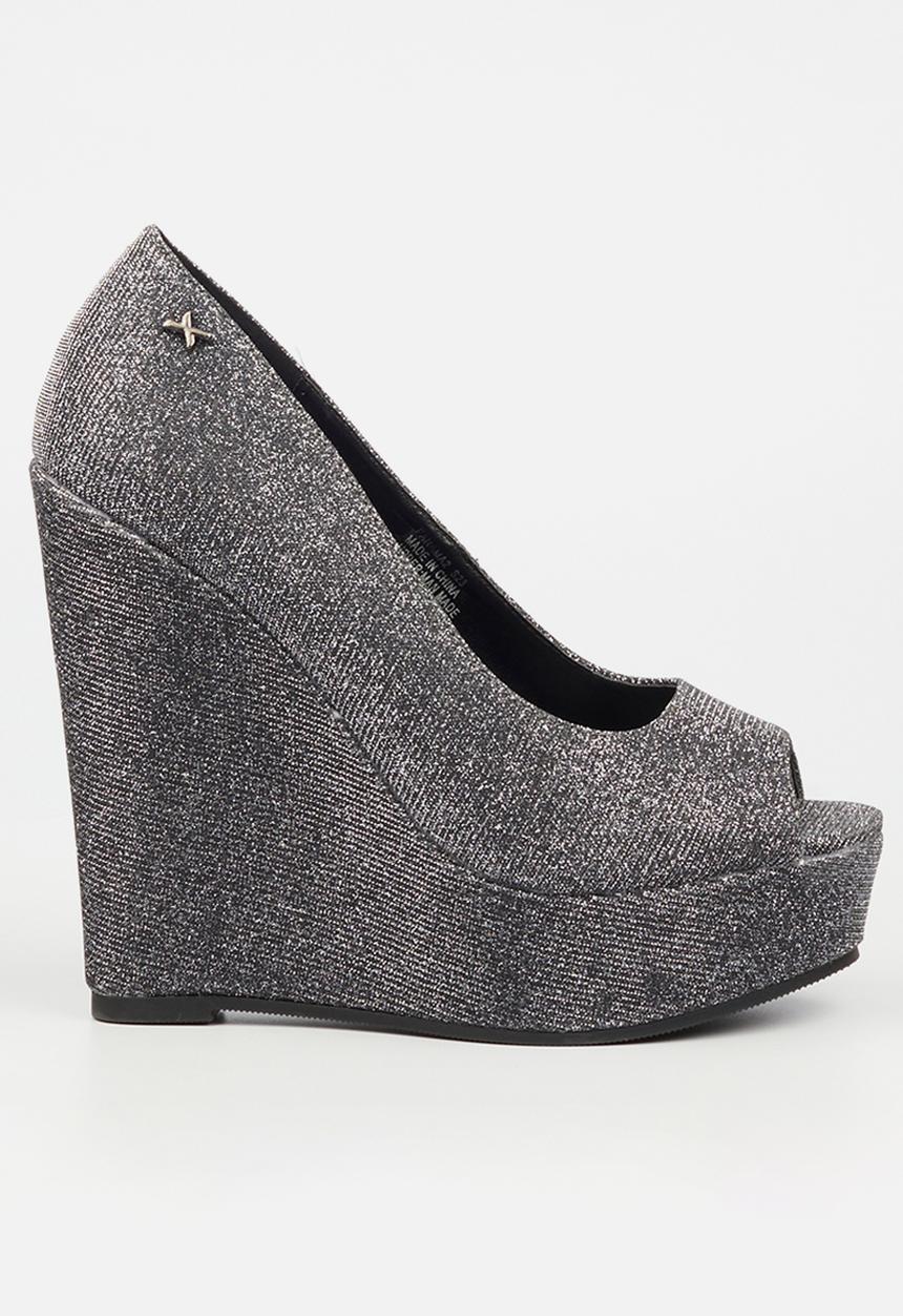 Rock & Co - Panama 2 wedge heel - pewter