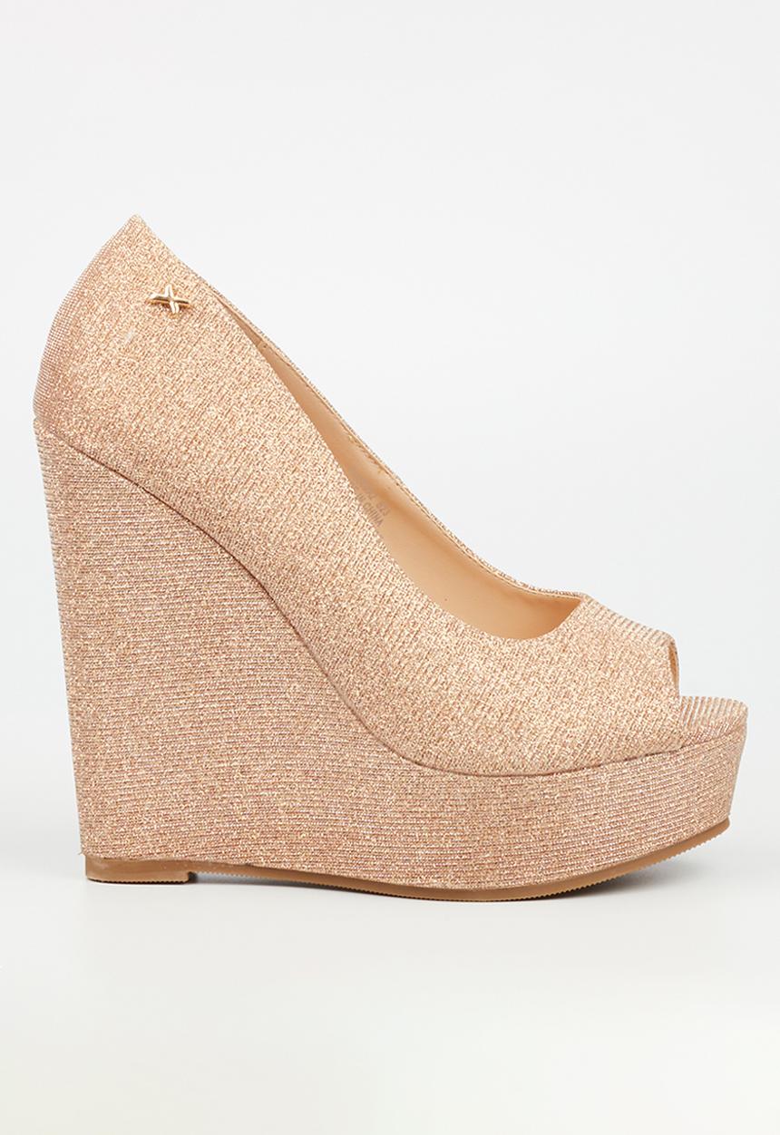 Rock & Co - Panama 2 wedge heel - rose gold