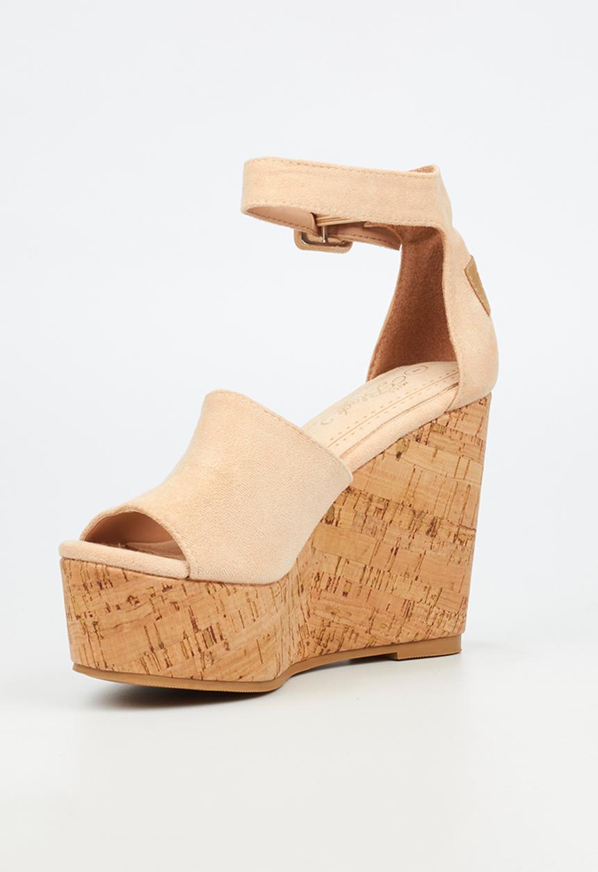 Miss Black - Seville 1 wedge heel - neutral 