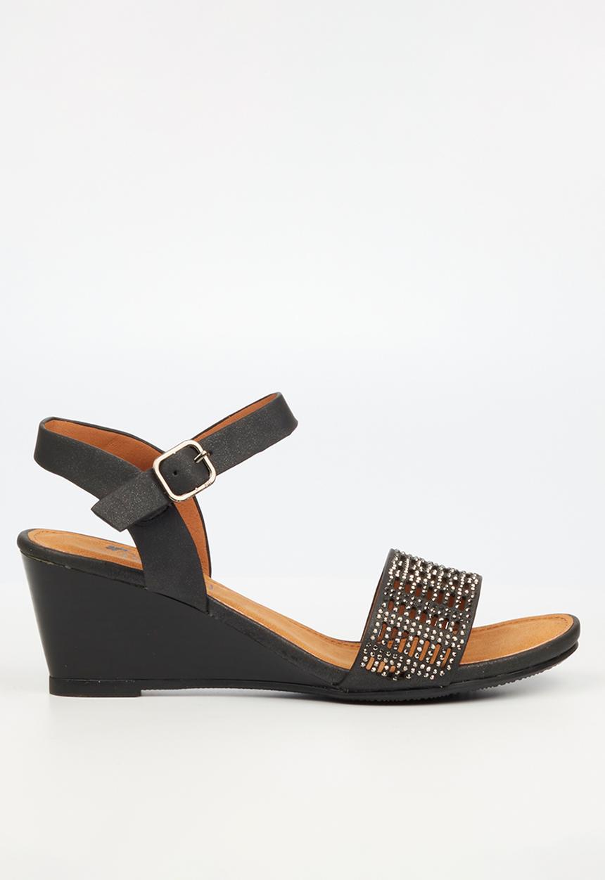 Butterfly Feet - Shani 1 wedge heel - black 