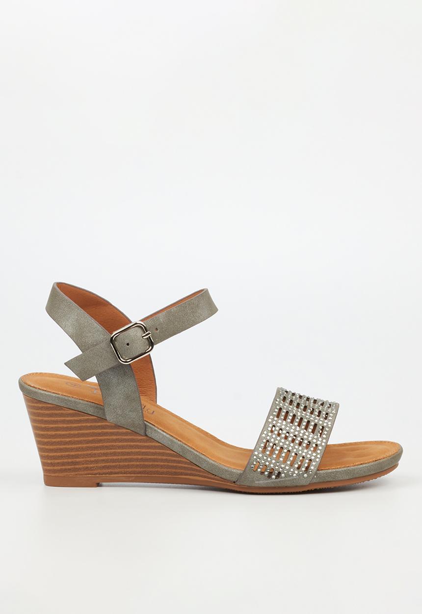 Butterfly Feet - Shani 1 wedge heel - grey