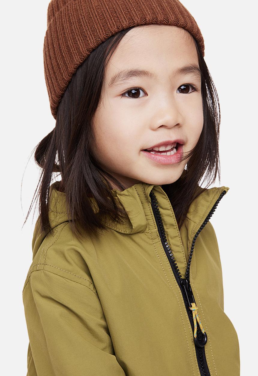 H&M - Hooded shell jacket - olive green 