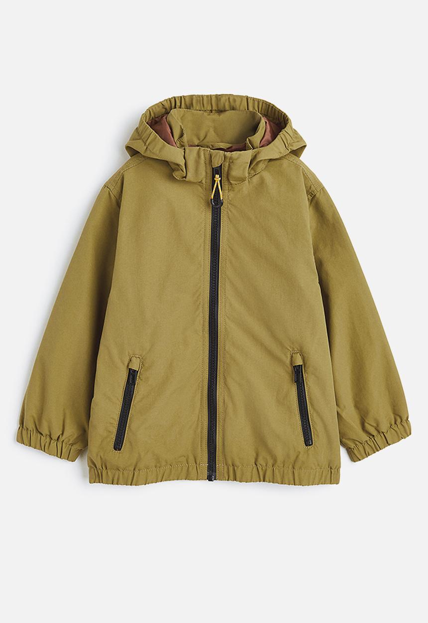 H&M - Hooded shell jacket - olive green 