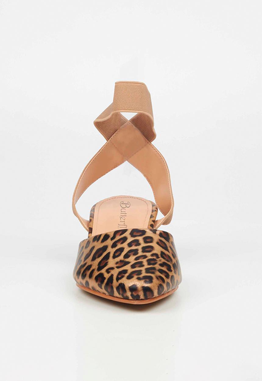 Butterfly Feet - Sling 3 heel - leopard