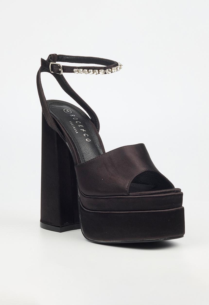 Rock & Co - Sachi 13 platform heel - black