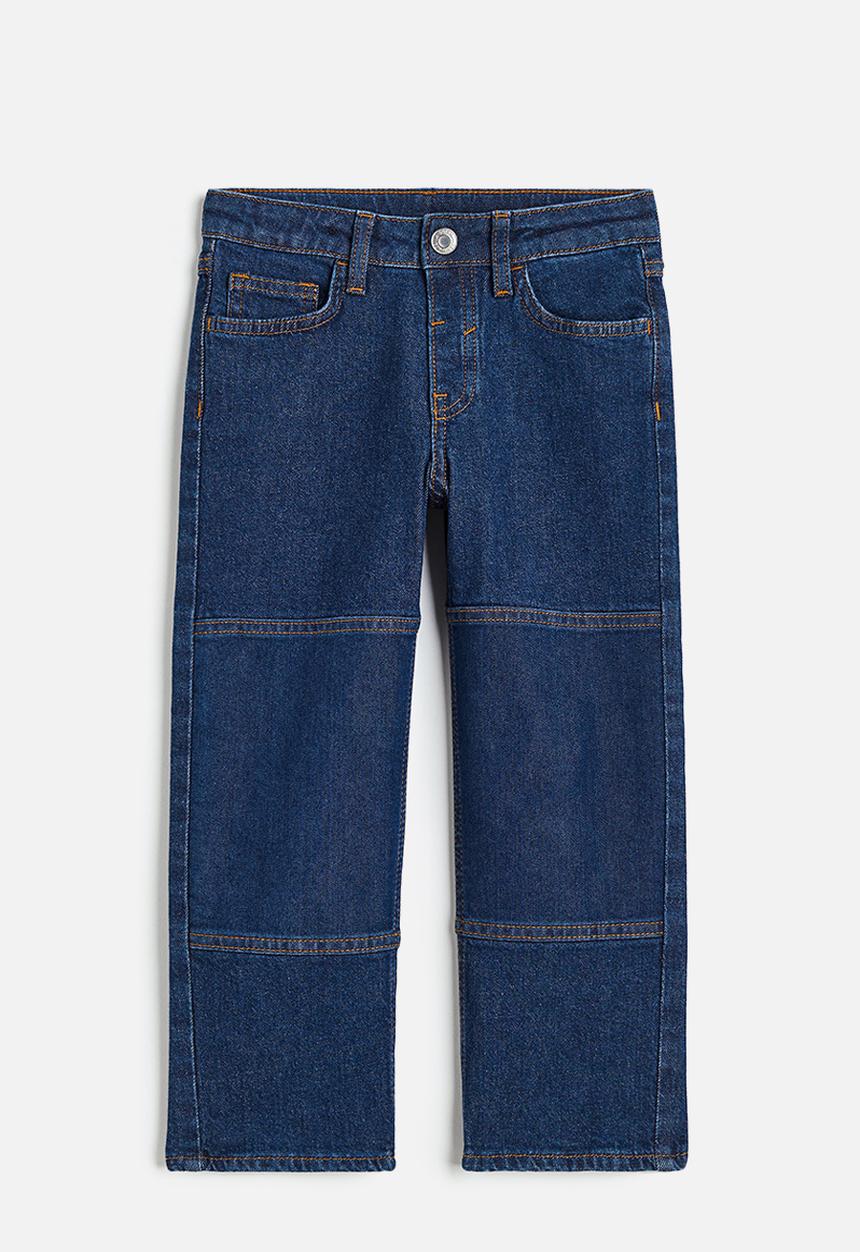 H&M - Comfort stretch loose fit jeans - dark denim blue 