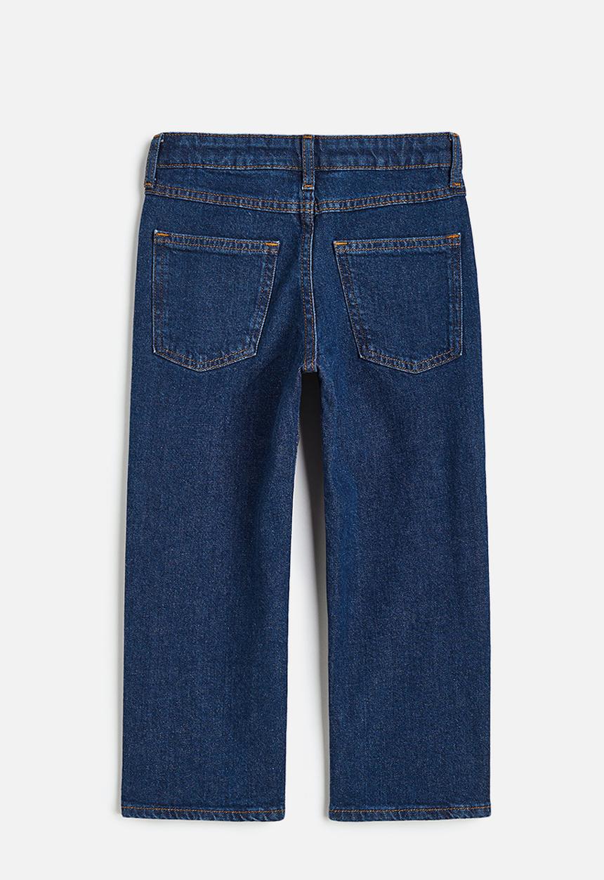 H&M - Comfort stretch loose fit jeans - dark denim blue 