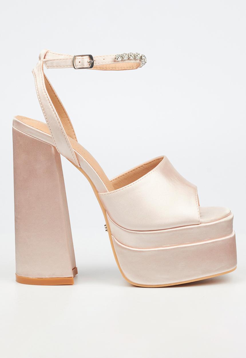 Rock & Co - Sachi 13 platform heel - champagne
