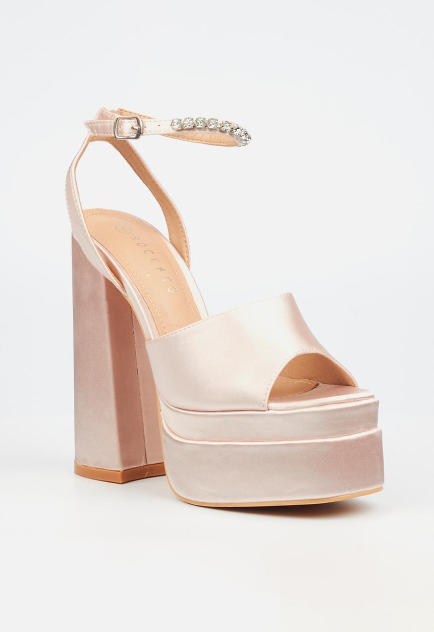 Rock & Co - Sachi 13 platform heel - champagne