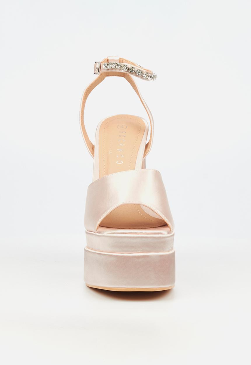 Rock & Co - Sachi 13 platform heel - champagne