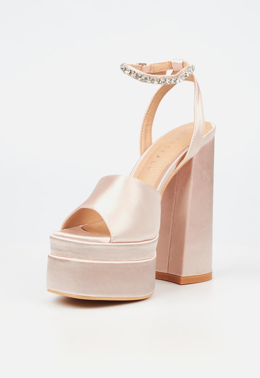 Rock & Co - Sachi 13 platform heel - champagne