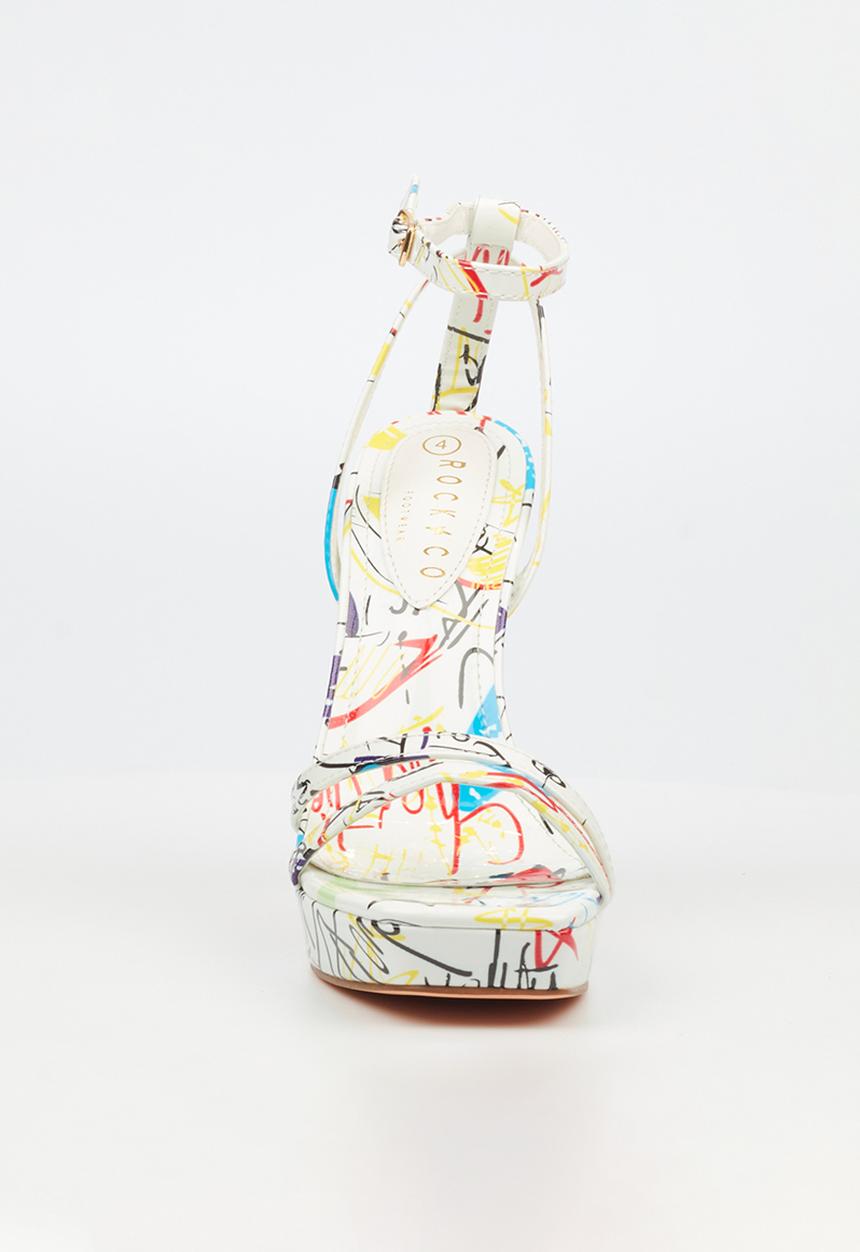 Rock & Co - Getto 1 stiletto heel - white