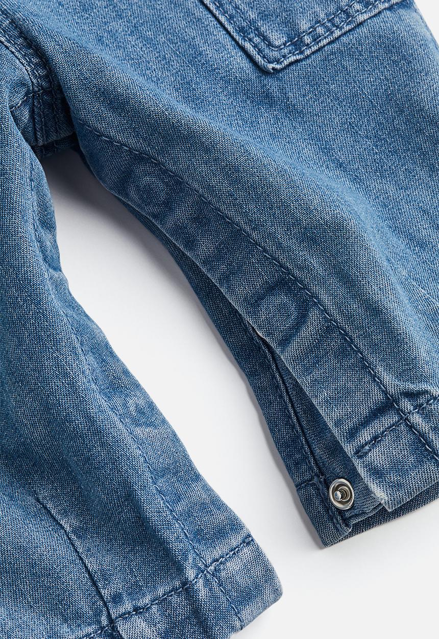 H&M - Denim boiler suit - denim blue 