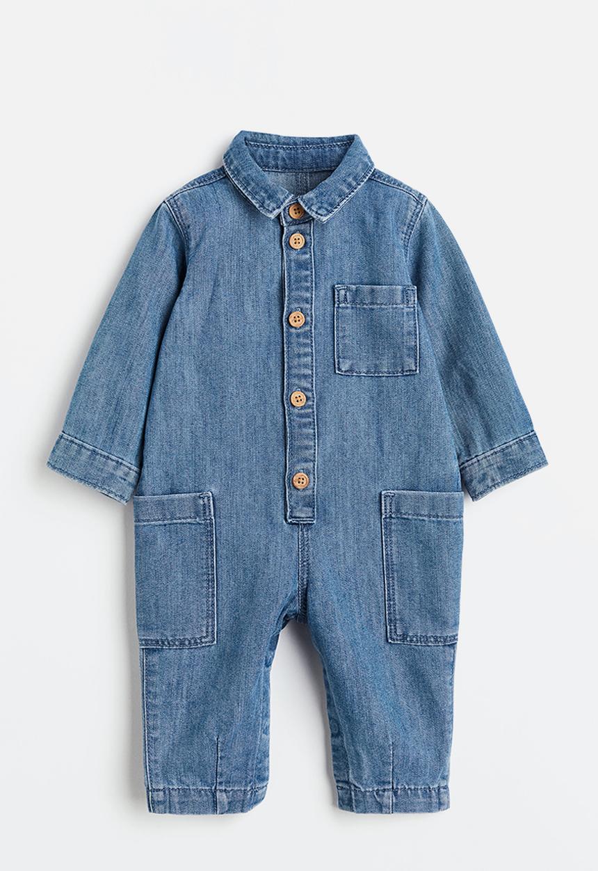 H&M - Denim boiler suit - denim blue 