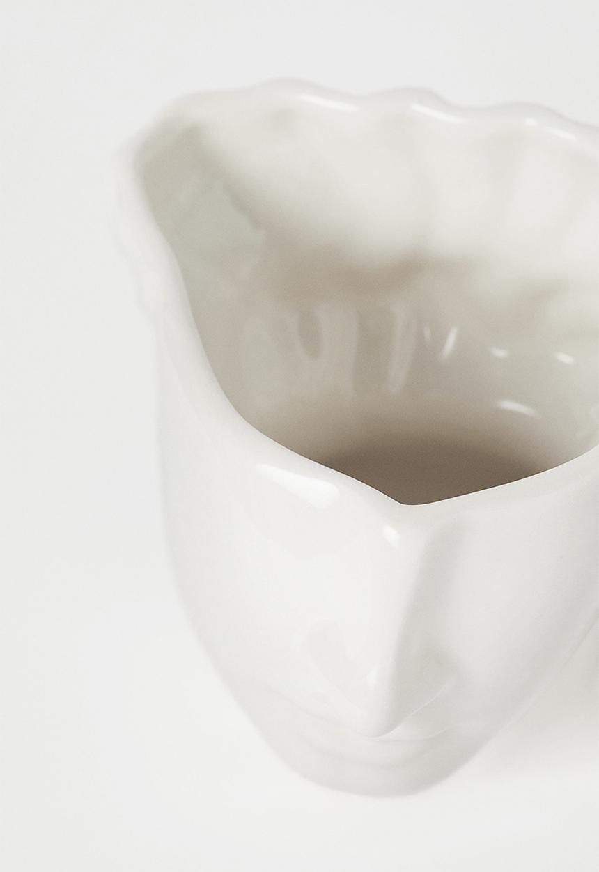 H&M - Stoneware vase - white