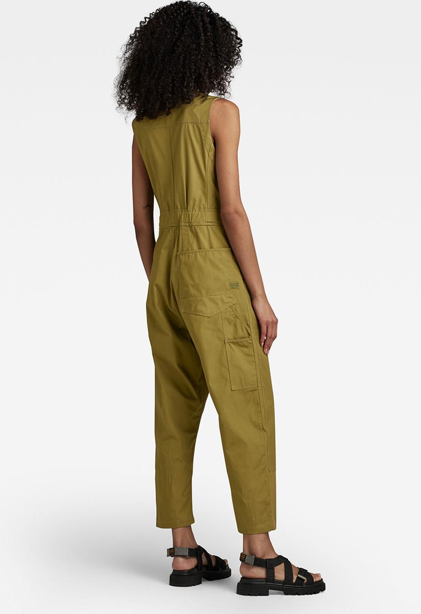 G-STAR - Relaxed jumpsuit - smoke olive