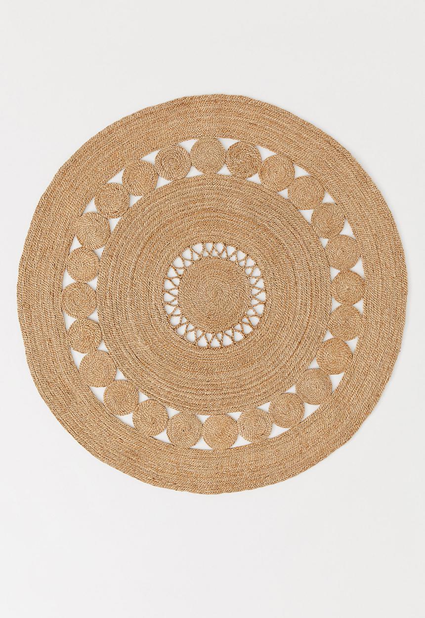 H&M - Round jute rug - natural