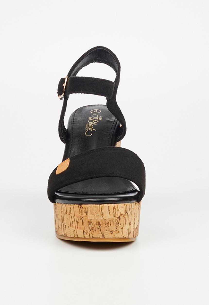 Miss Black - Honey 1 platform heel - black