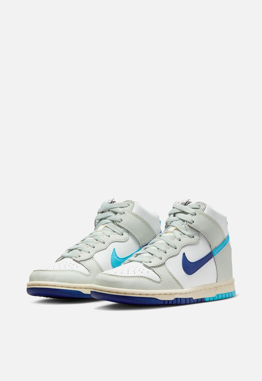 Nike - Nike dunk high se (gs) - summit white/baltic blue-deep royal blue