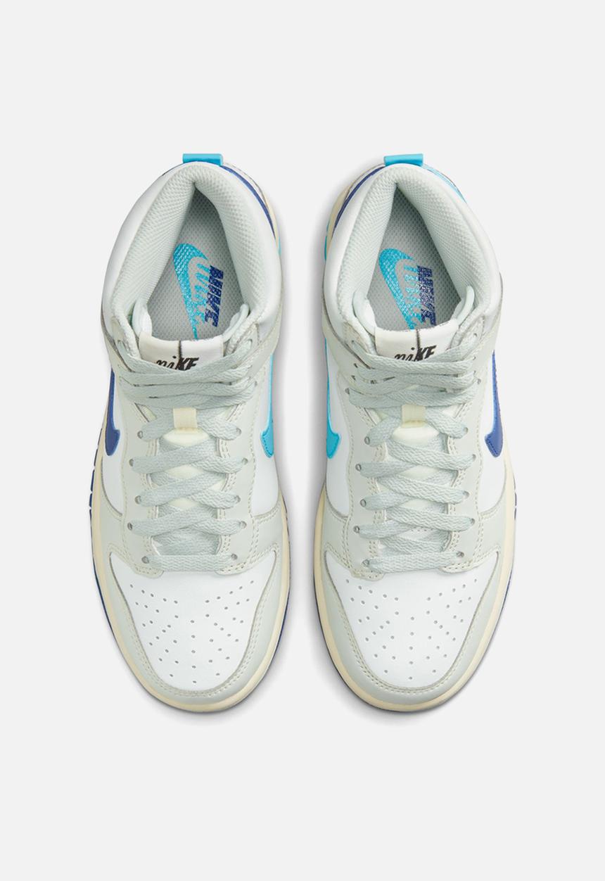 Nike - Nike dunk high se (gs) - summit white/baltic blue-deep royal blue