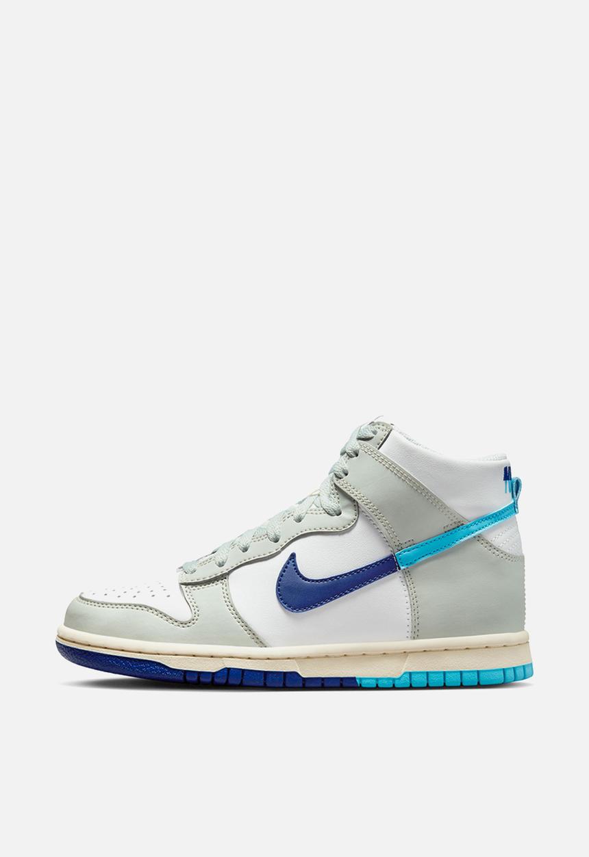 Nike - Nike dunk high se (gs) - summit white/baltic blue-deep royal blue