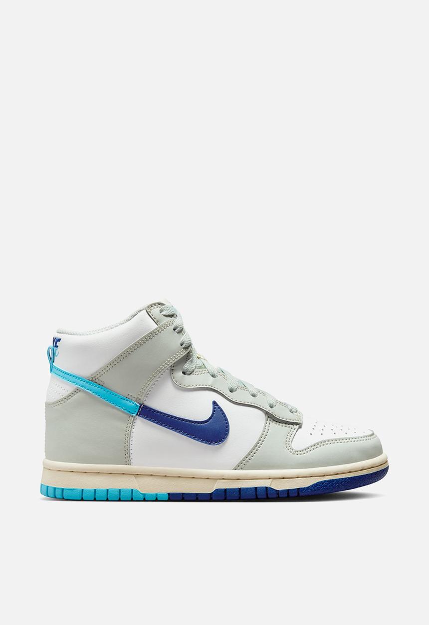 Nike - Nike dunk high se (gs) - summit white/baltic blue-deep royal blue