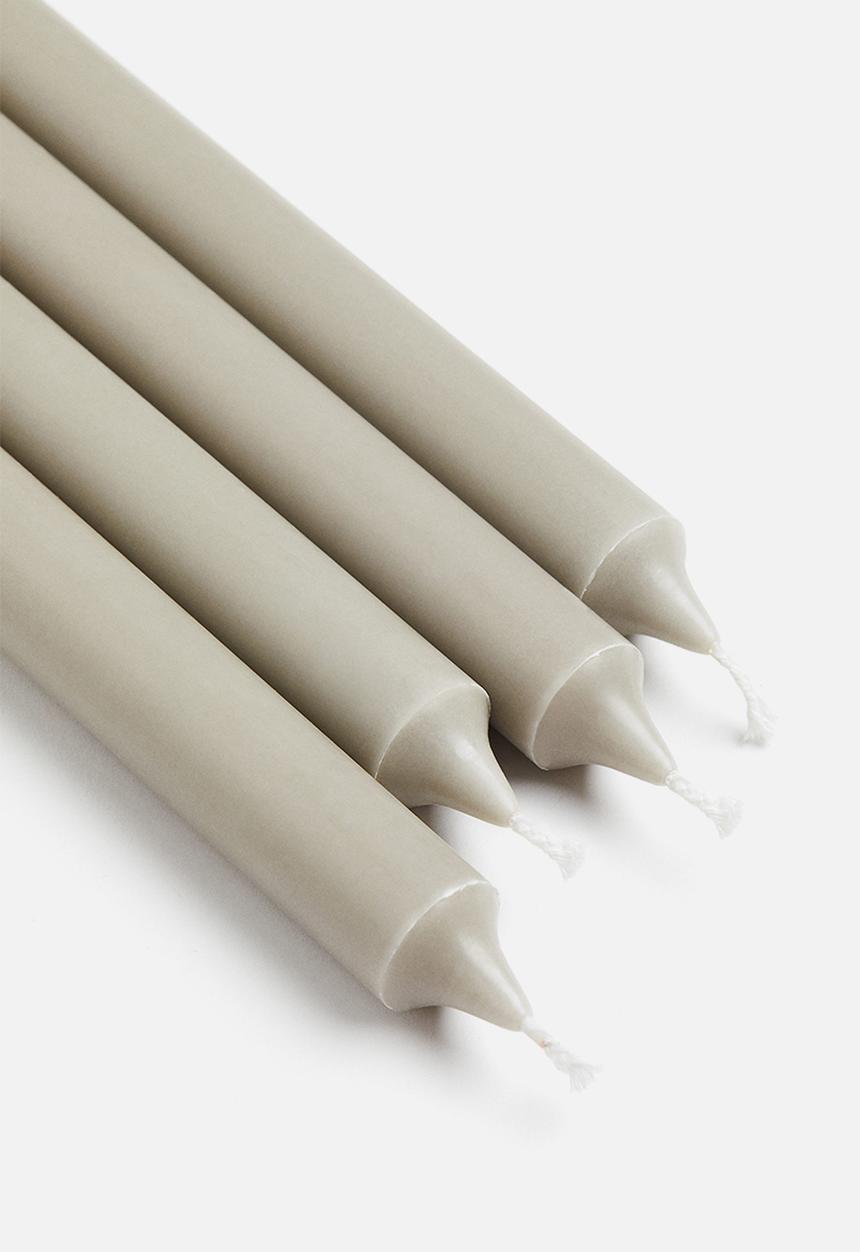 H&M - 4-pack candles - light greige