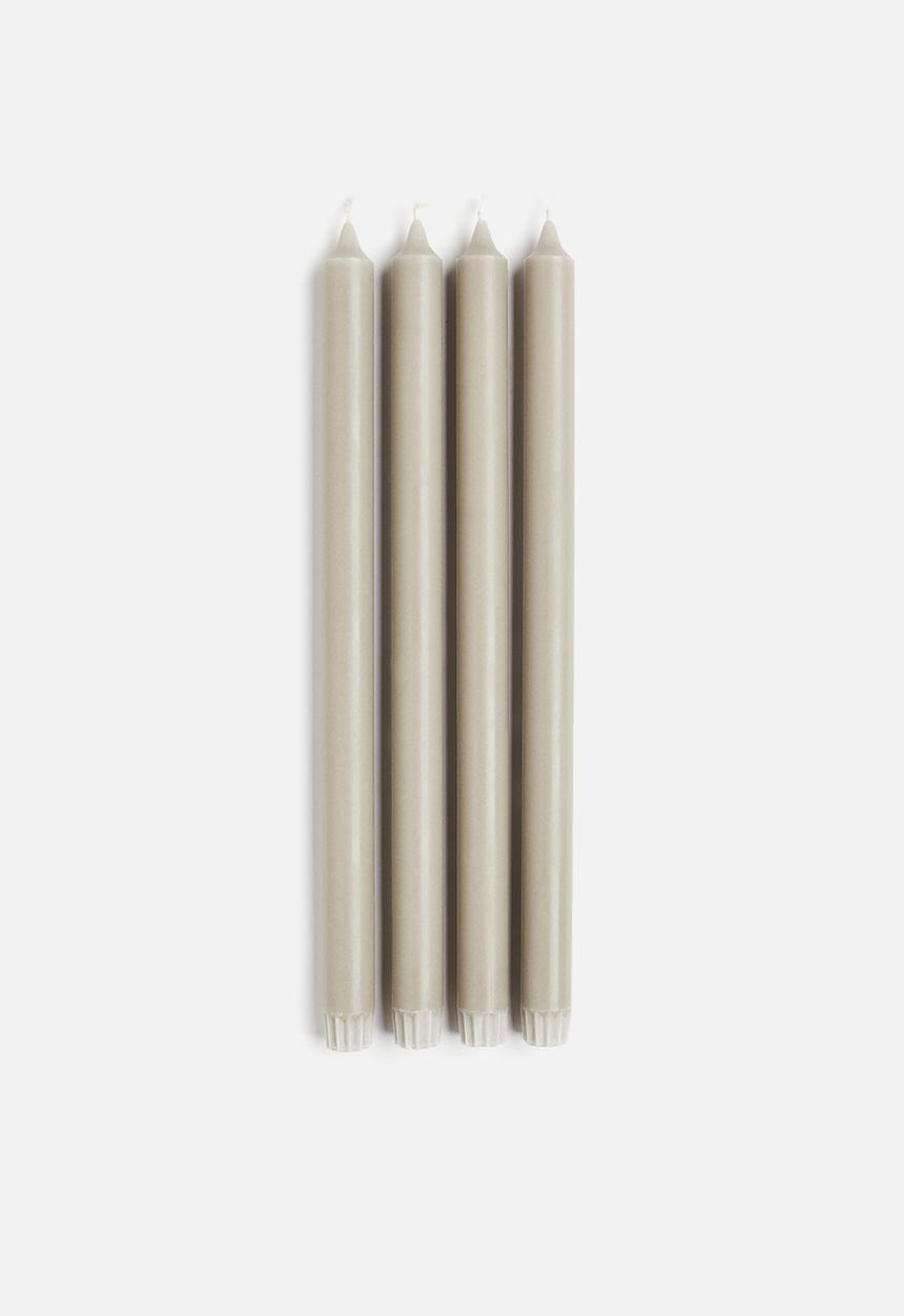 H&M - 4-pack candles - light greige