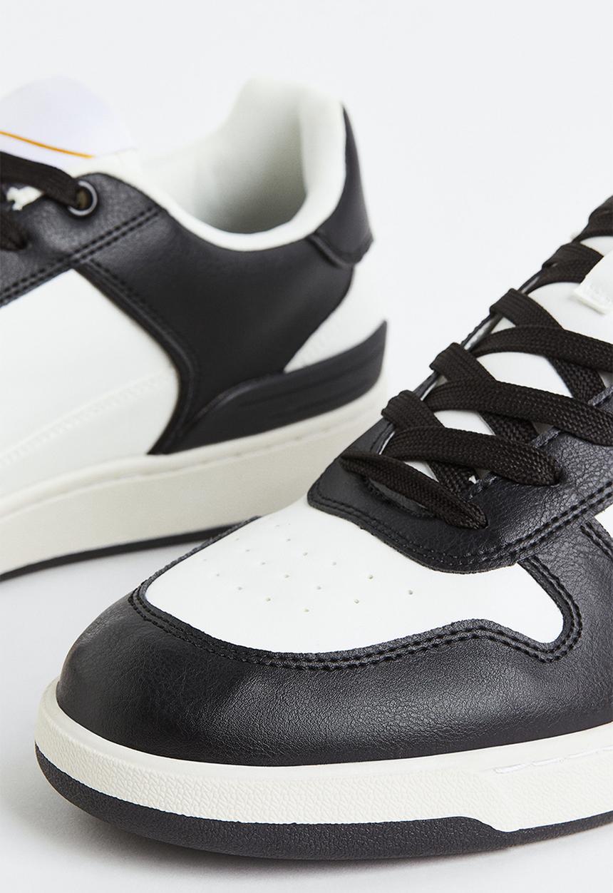 H&M - Trainers - black/white 