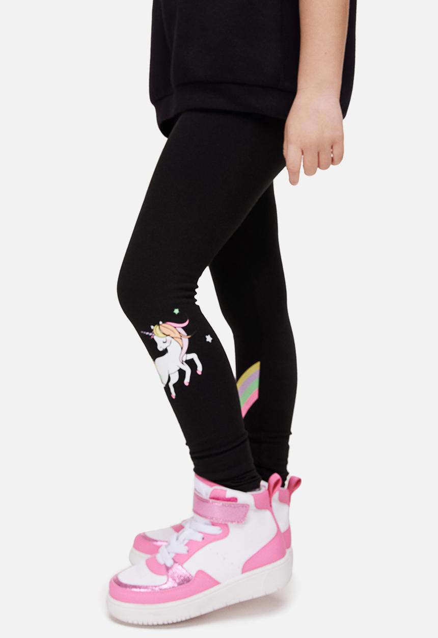 H&M - Leggings - black/unicorn