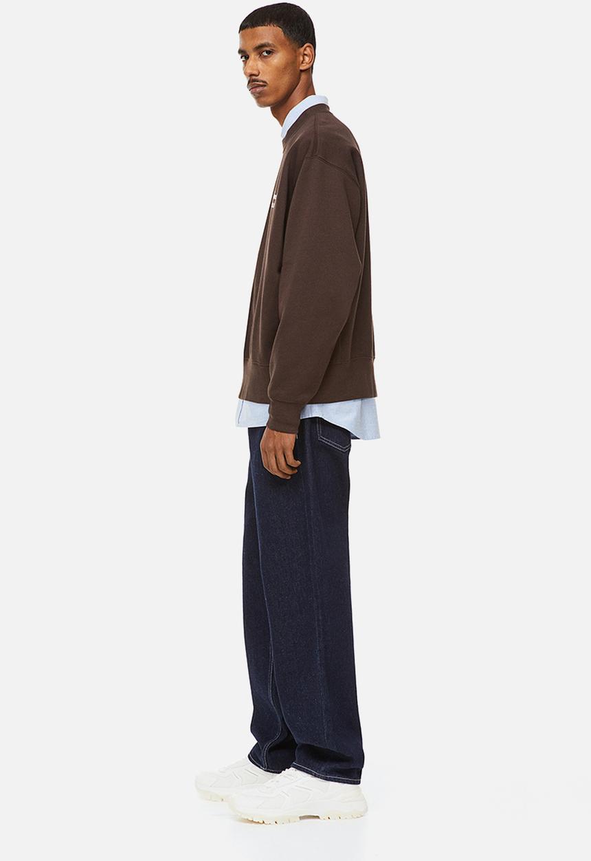 H&M - Oversized fit sweatshirt - brown/shoreditch 