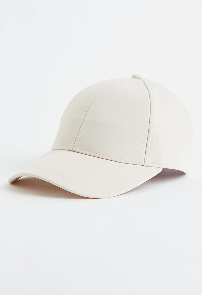 H&M - Water-repellent sports cap - light beige 