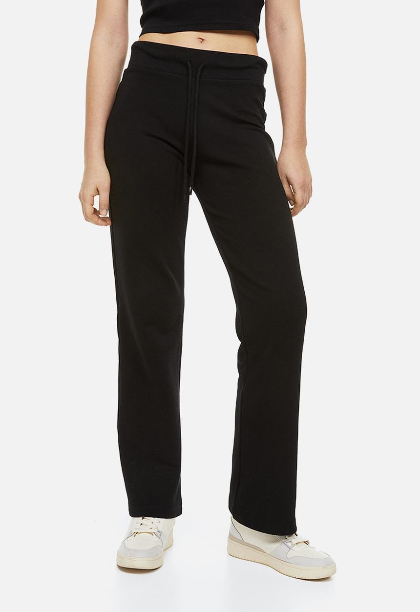 H&M - Straight joggers - black