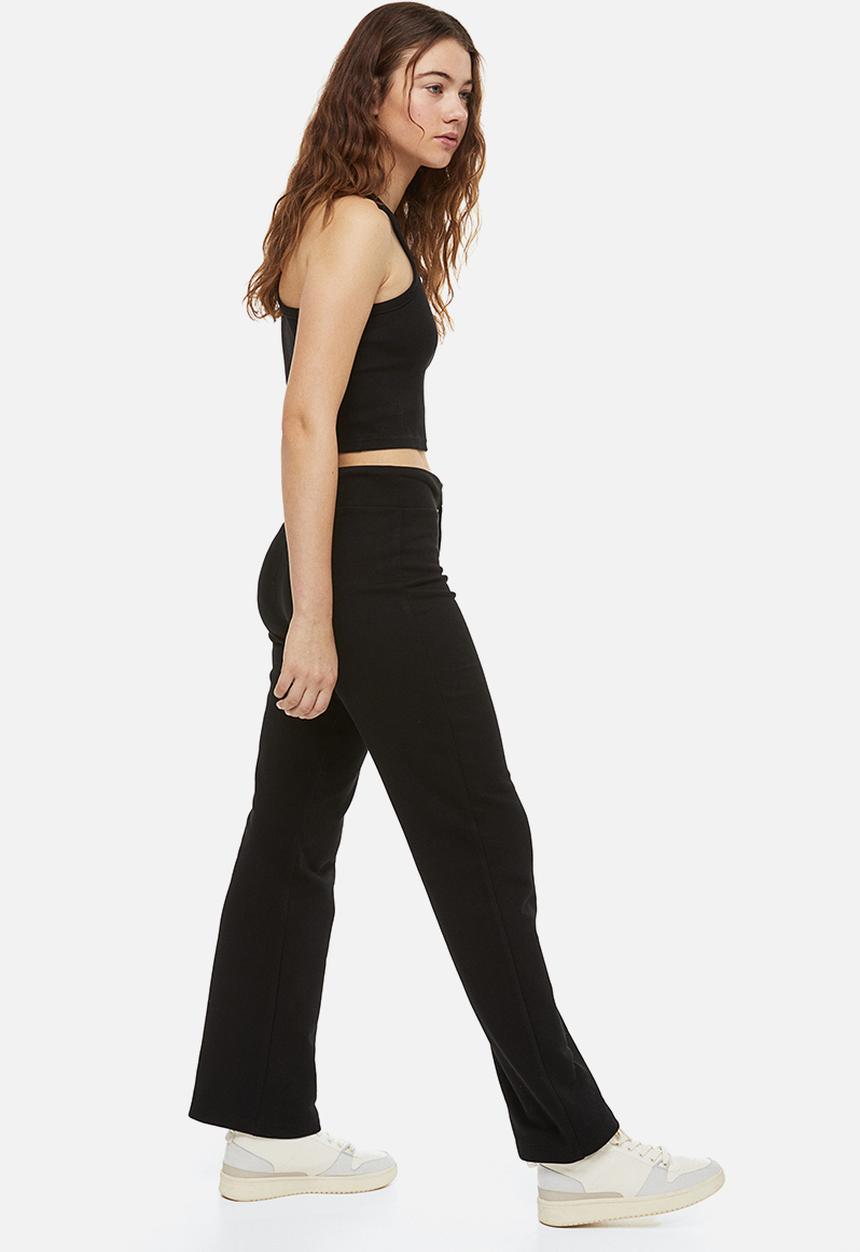 H&M - Straight joggers - black