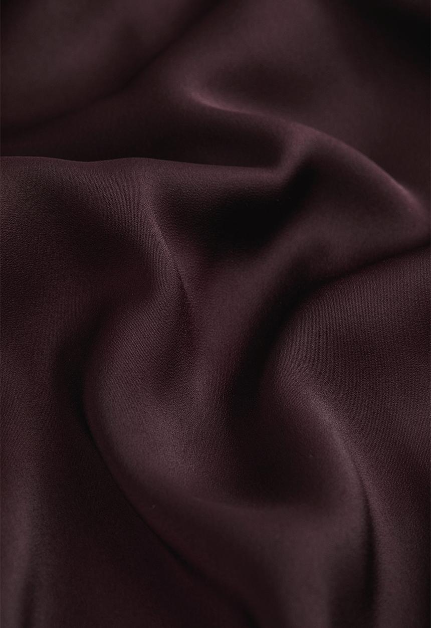 H&M - Satin dress - burgundy