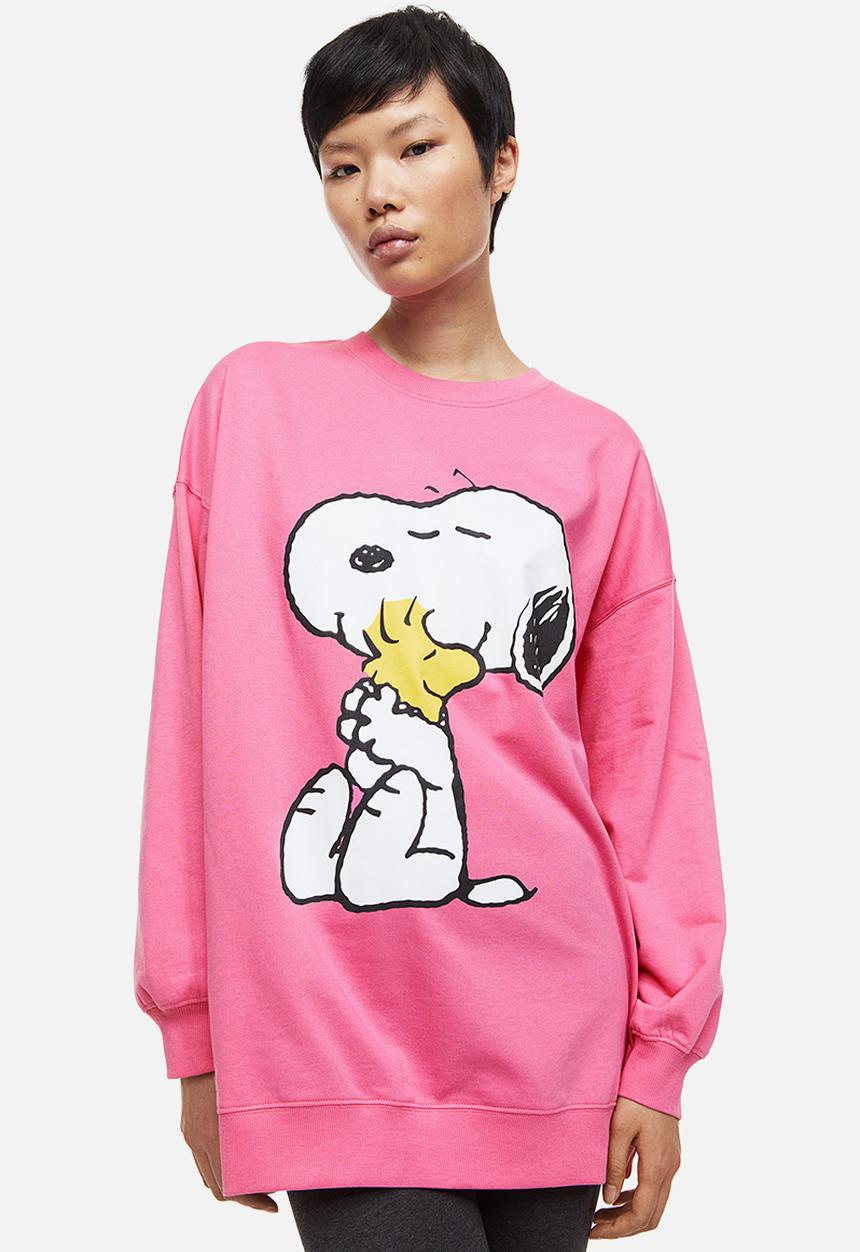 H&M - Printed pyjamas - pink / snoopy
