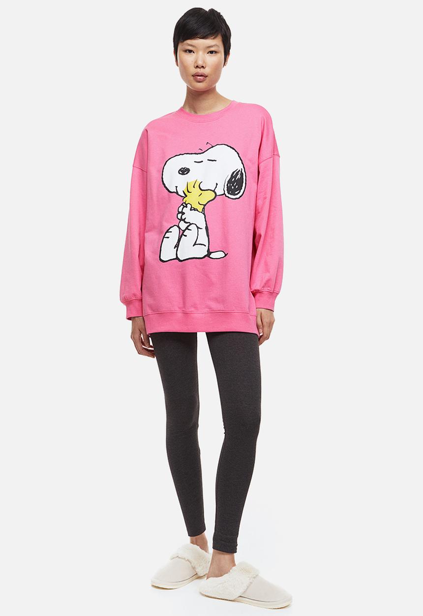 H&M - Printed pyjamas - pink / snoopy