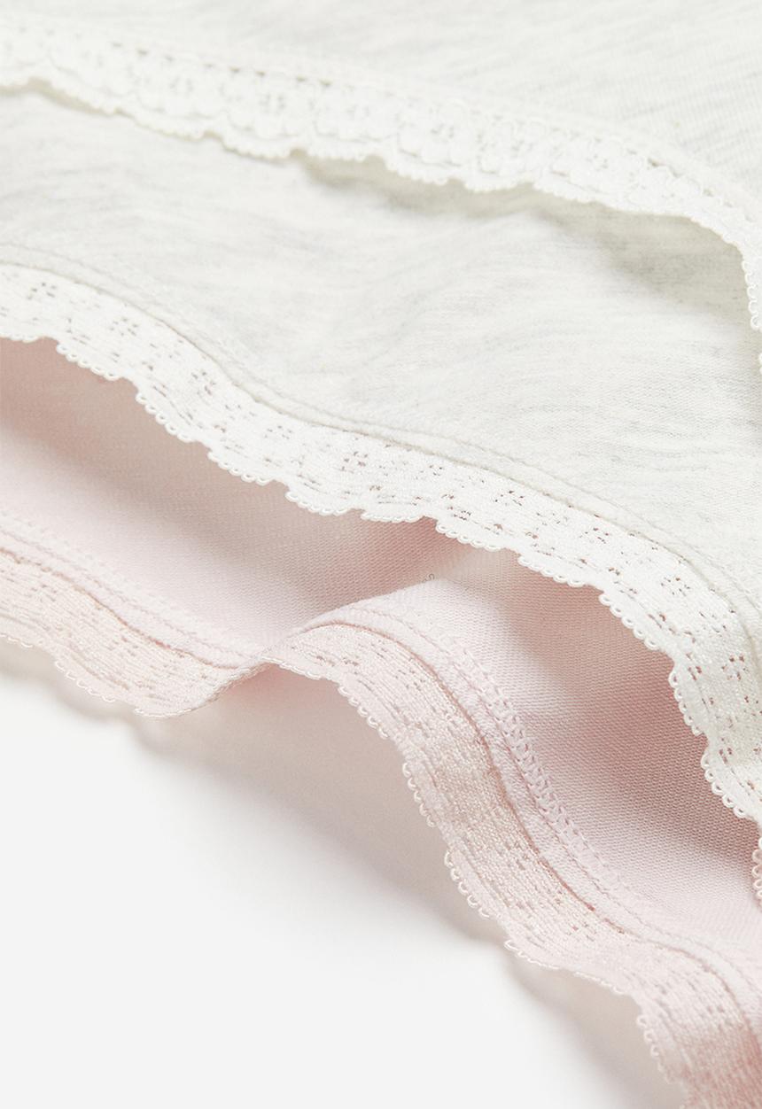 H&M - 7-pack hipster briefs - pink / white / multi 