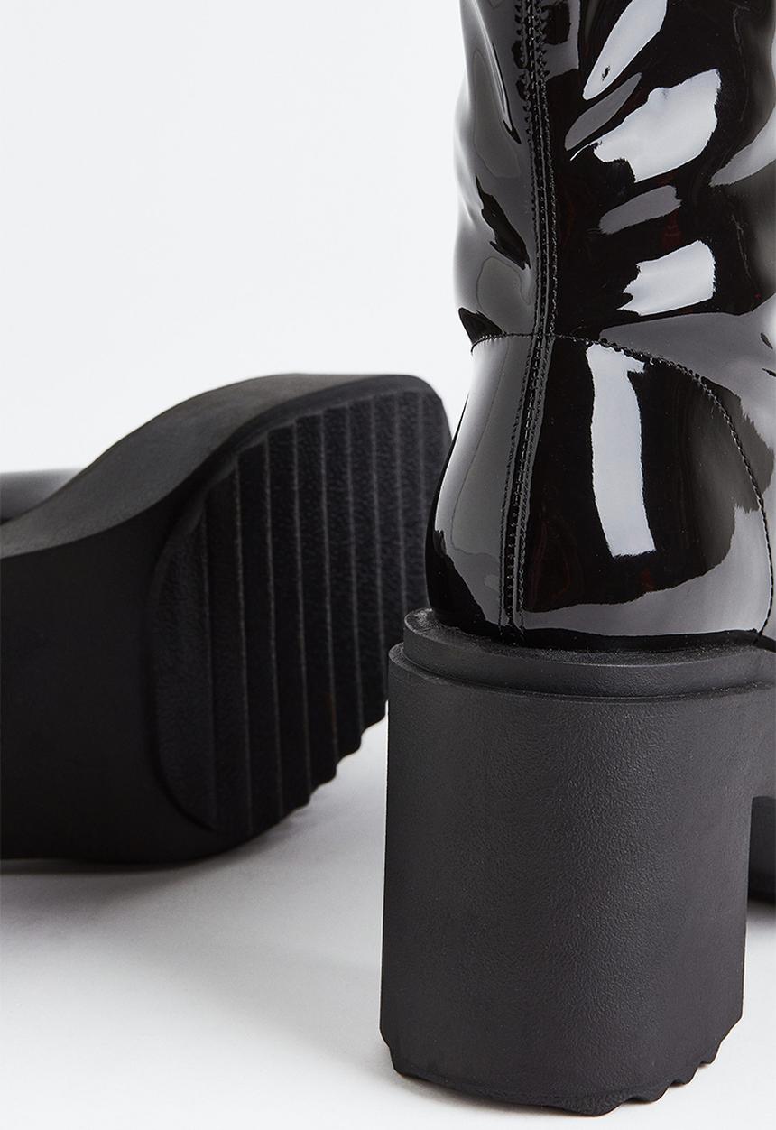 H&M - Chunky heeled boots - black