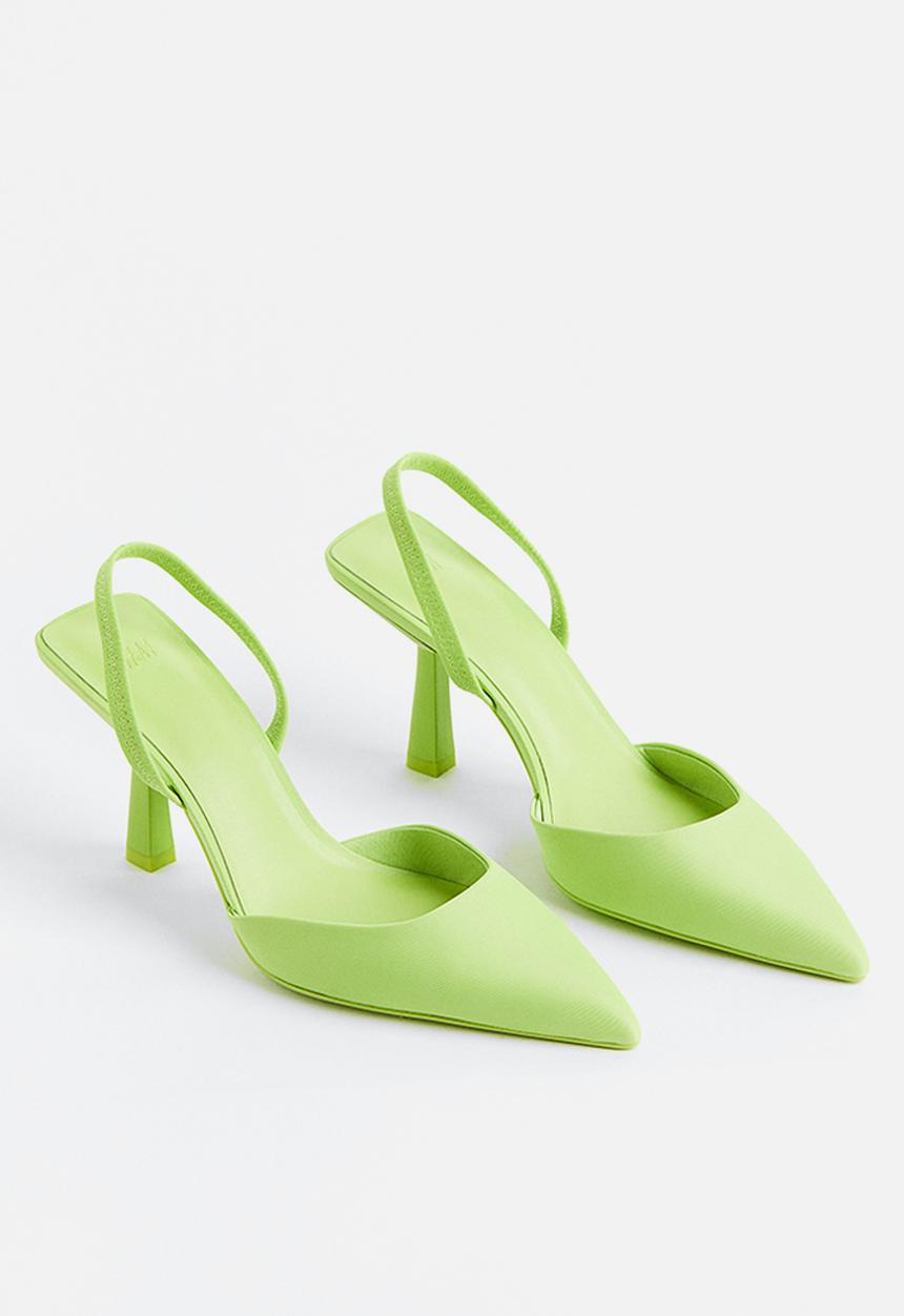 H&M - Slingbacks - lime green