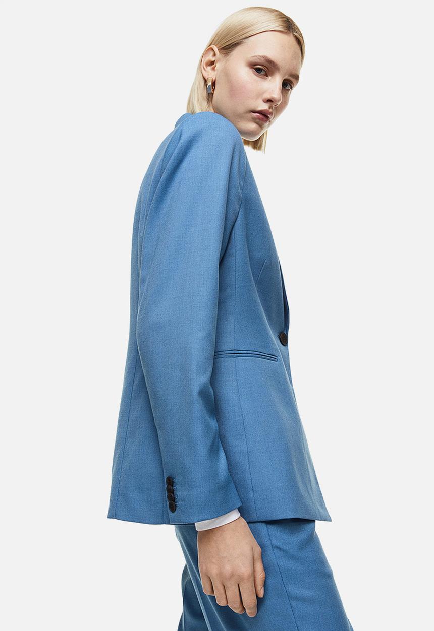 H&M - Single-breasted blazer - blue